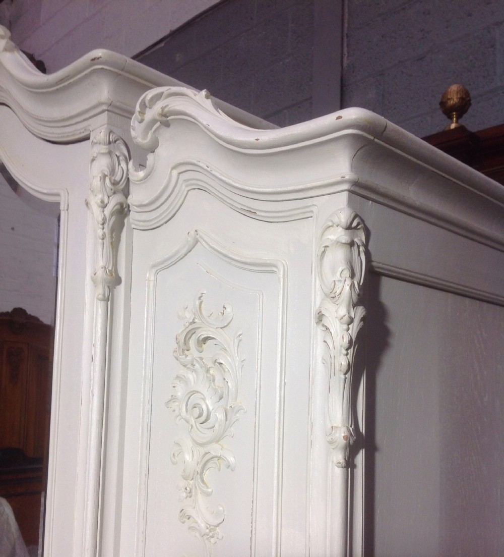 PAINTED FRENCH ARMOIRE View II