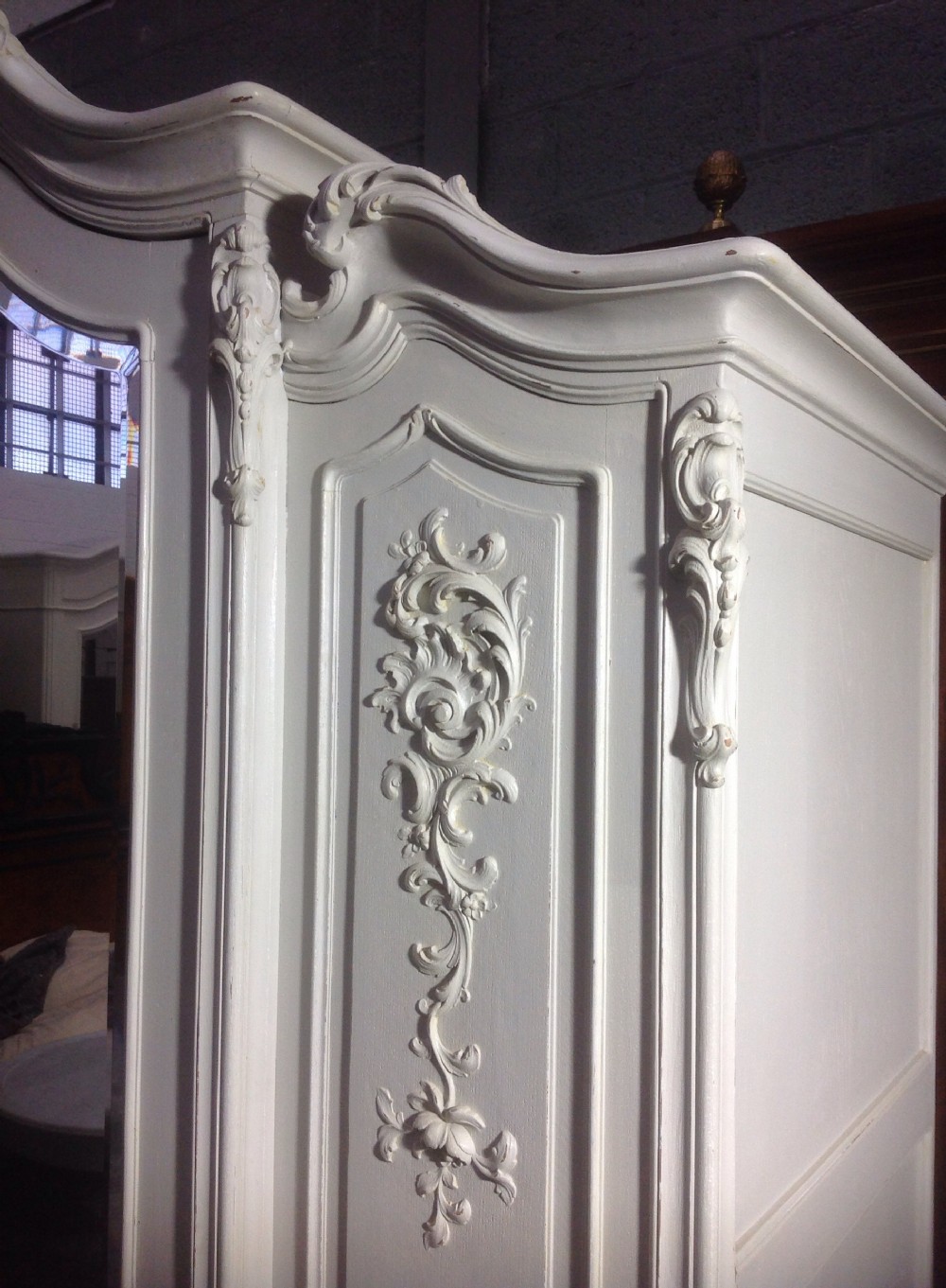 PAINTED FRENCH ARMOIRE View V