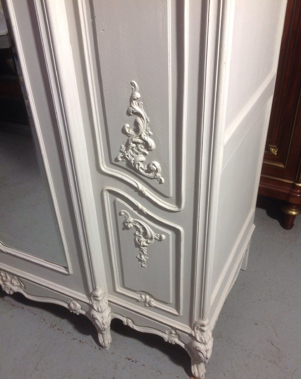 PAINTED FRENCH ARMOIRE View VI
