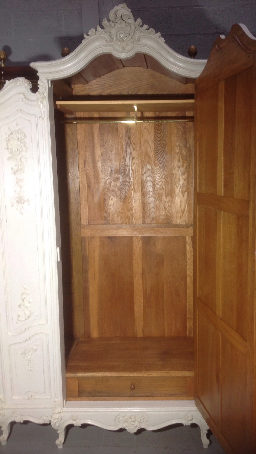 PAINTED FRENCH ARMOIRE View X