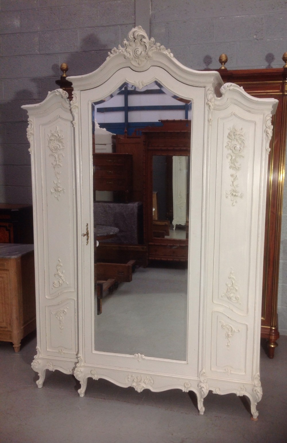 PAINTED FRENCH ARMOIRE View XIV