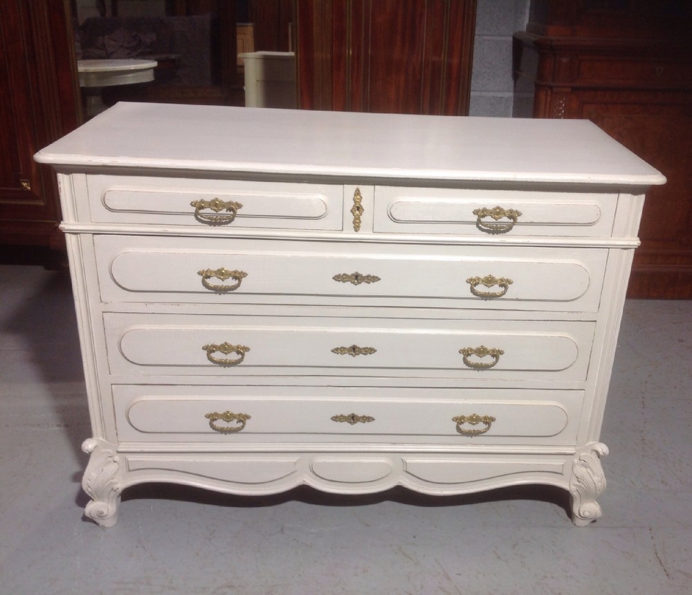 PAINTED FRENCH OAK DRESSING TABLE View IV