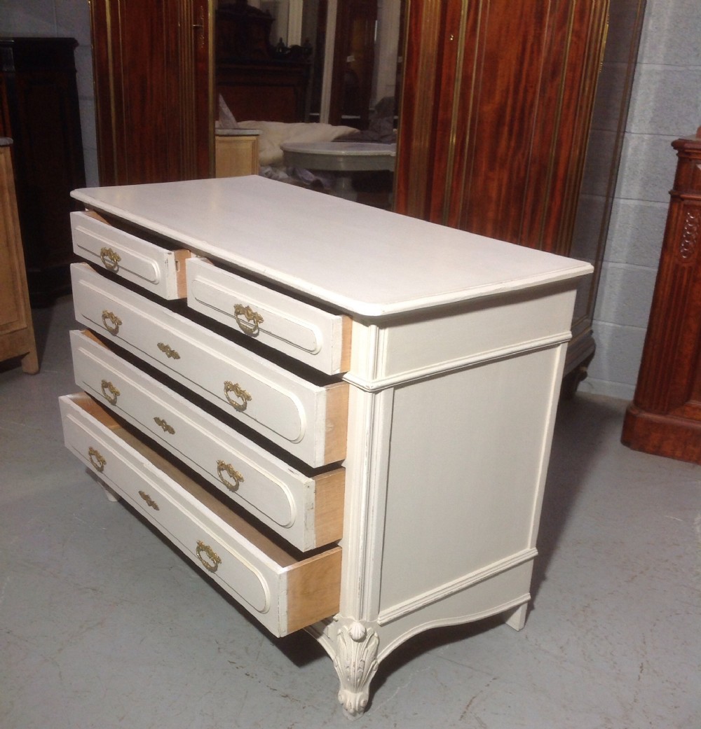 PAINTED FRENCH OAK DRESSING TABLE View VIII