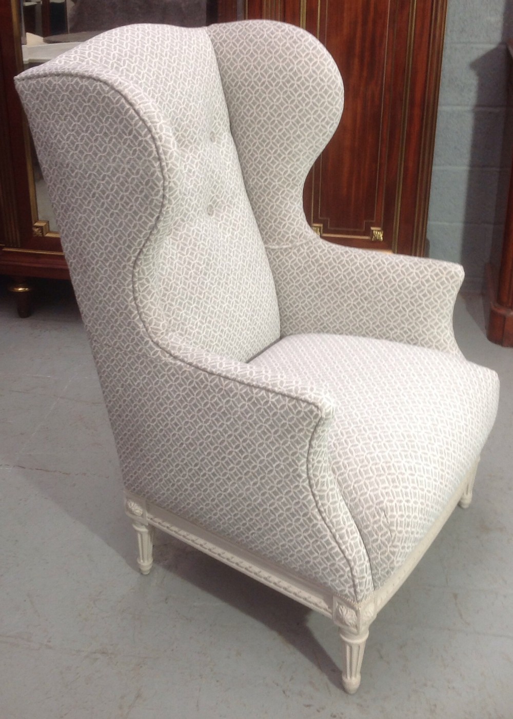 LARGE FRENCH ARMCHAIR View X