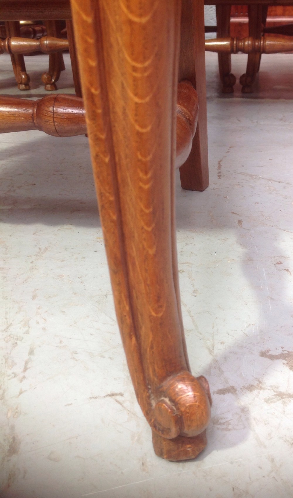 SET OF 6 CARVED OAK FRENCH CHAIRS View VII