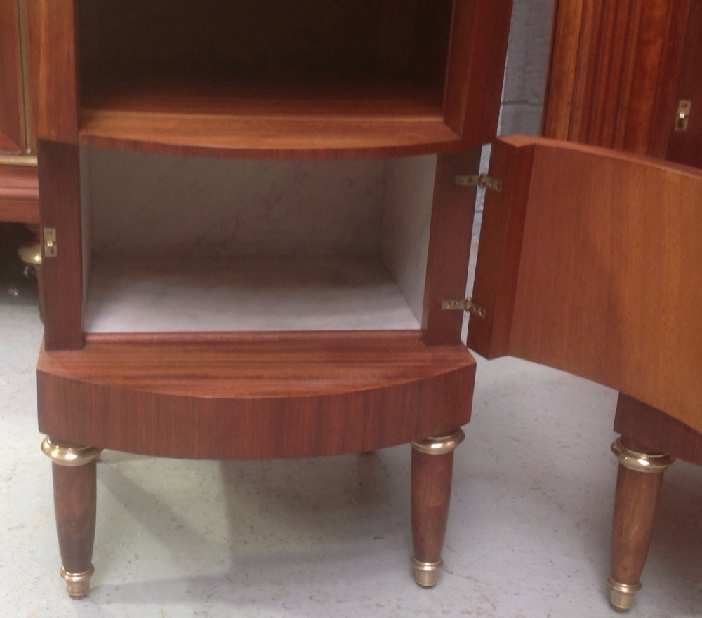 PAIR OF FRENCH ART DECO BEDSIDE CABINETS View VI