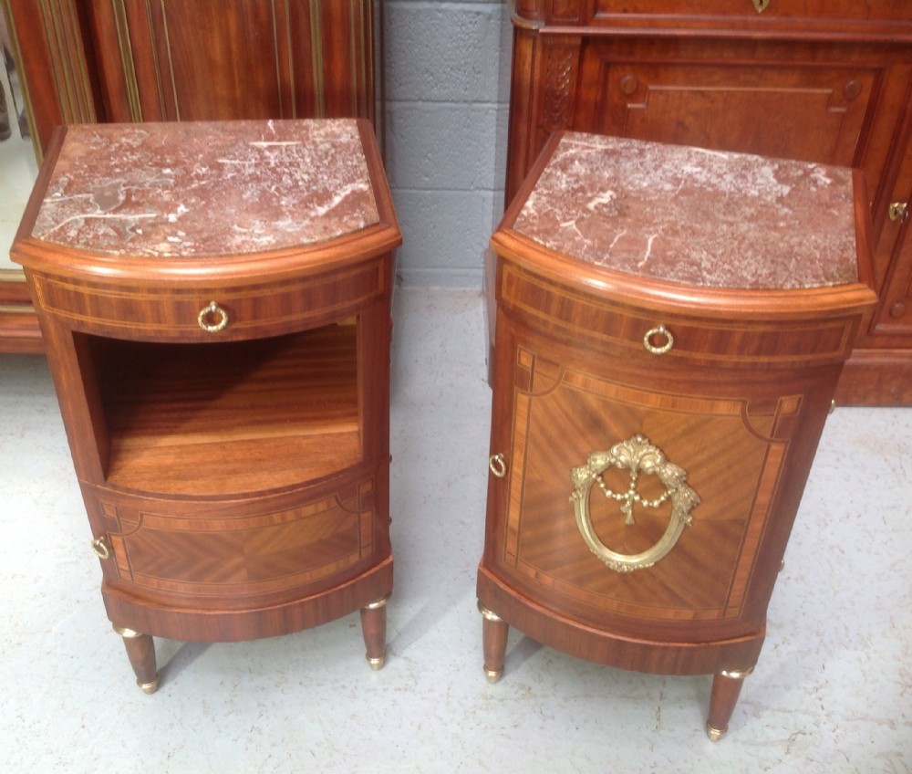 PAIR OF FRENCH ART DECO BEDSIDE CABINETS View XIV