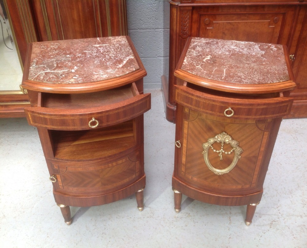 PAIR OF FRENCH ART DECO BEDSIDE CABINETS View XVII