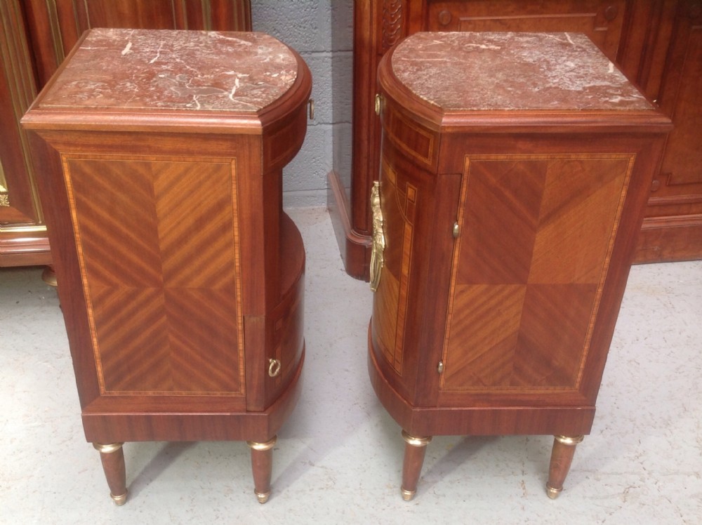PAIR OF FRENCH ART DECO BEDSIDE CABINETS View XVIII