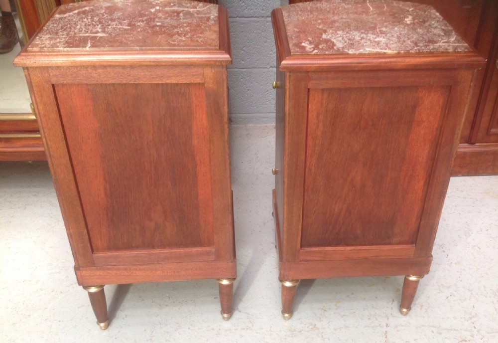 PAIR OF FRENCH ART DECO BEDSIDE CABINETS View XIX