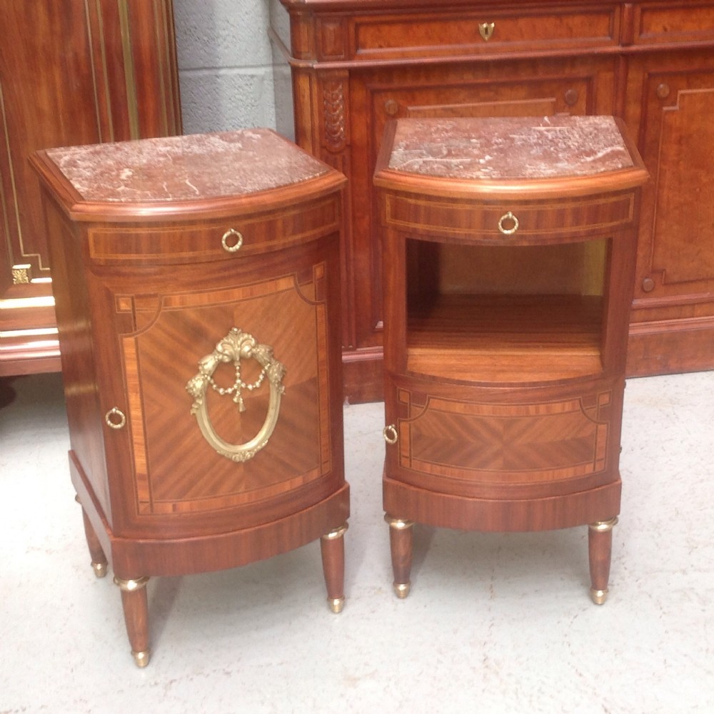 PAIR OF FRENCH ART DECO BEDSIDE CABINETS View XX