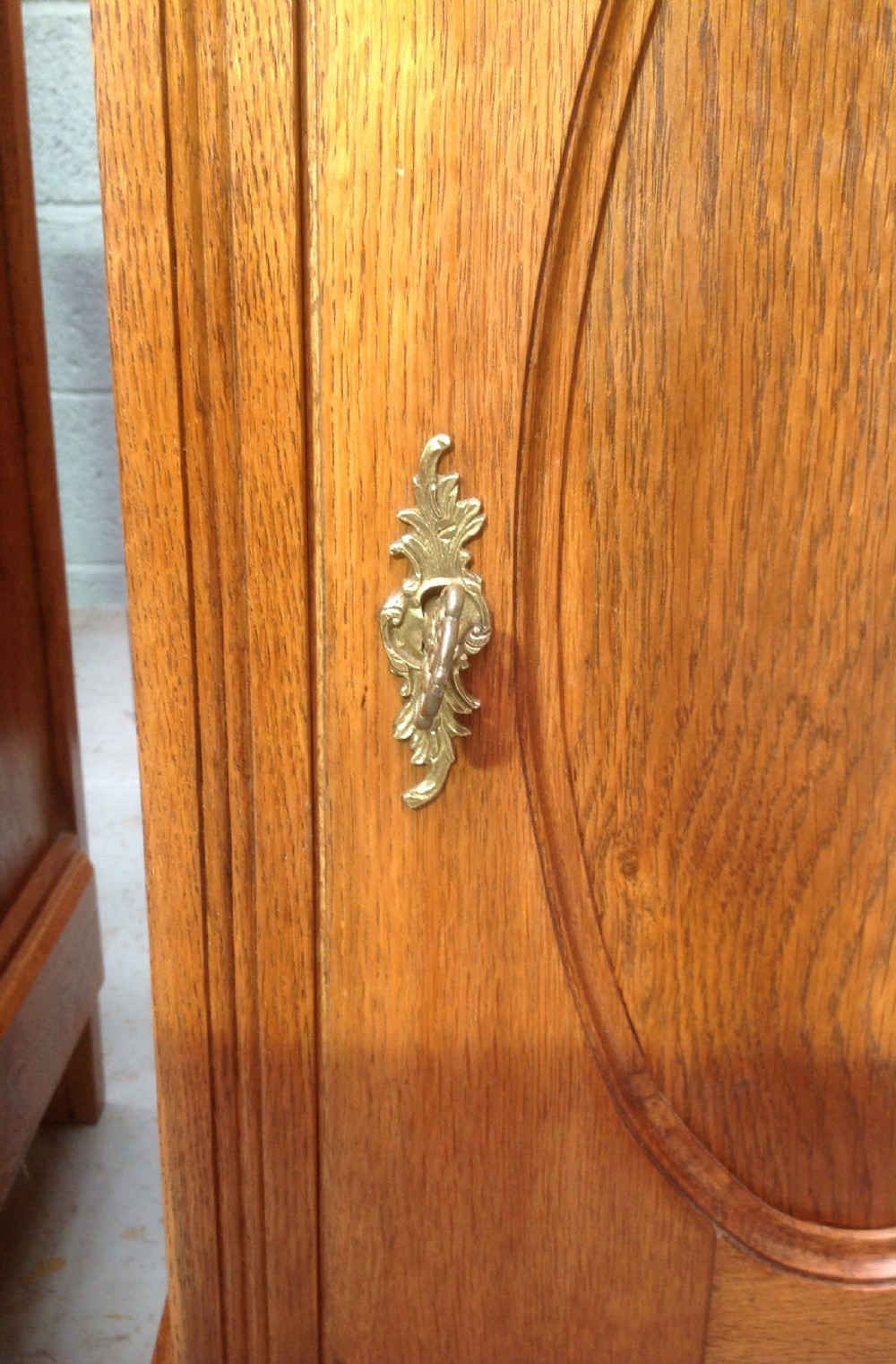 PAIR OF OAK FRENCH BEDSIDE CABINETS View VII