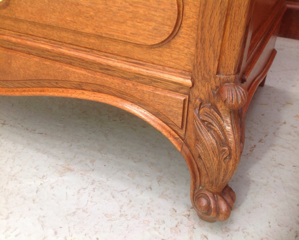 FRENCH OAK ARMOIRE View IX