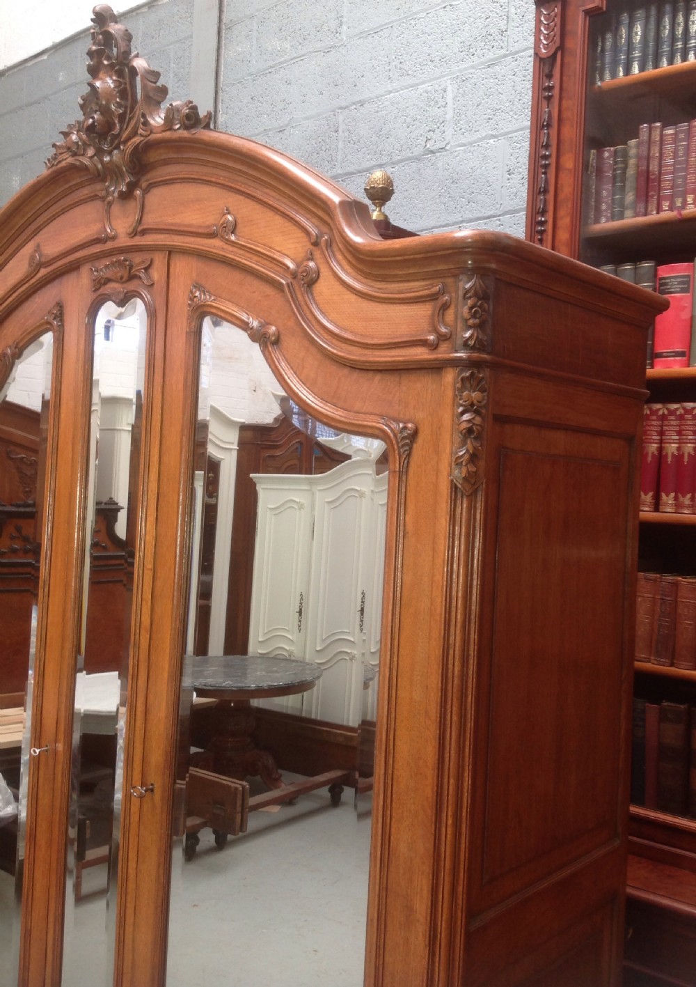 CARVED FRENCH ARMOIRE View IV