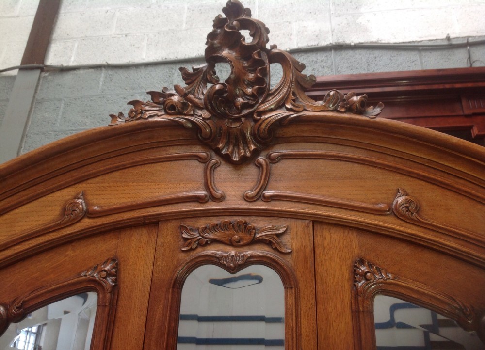 CARVED FRENCH ARMOIRE View V
