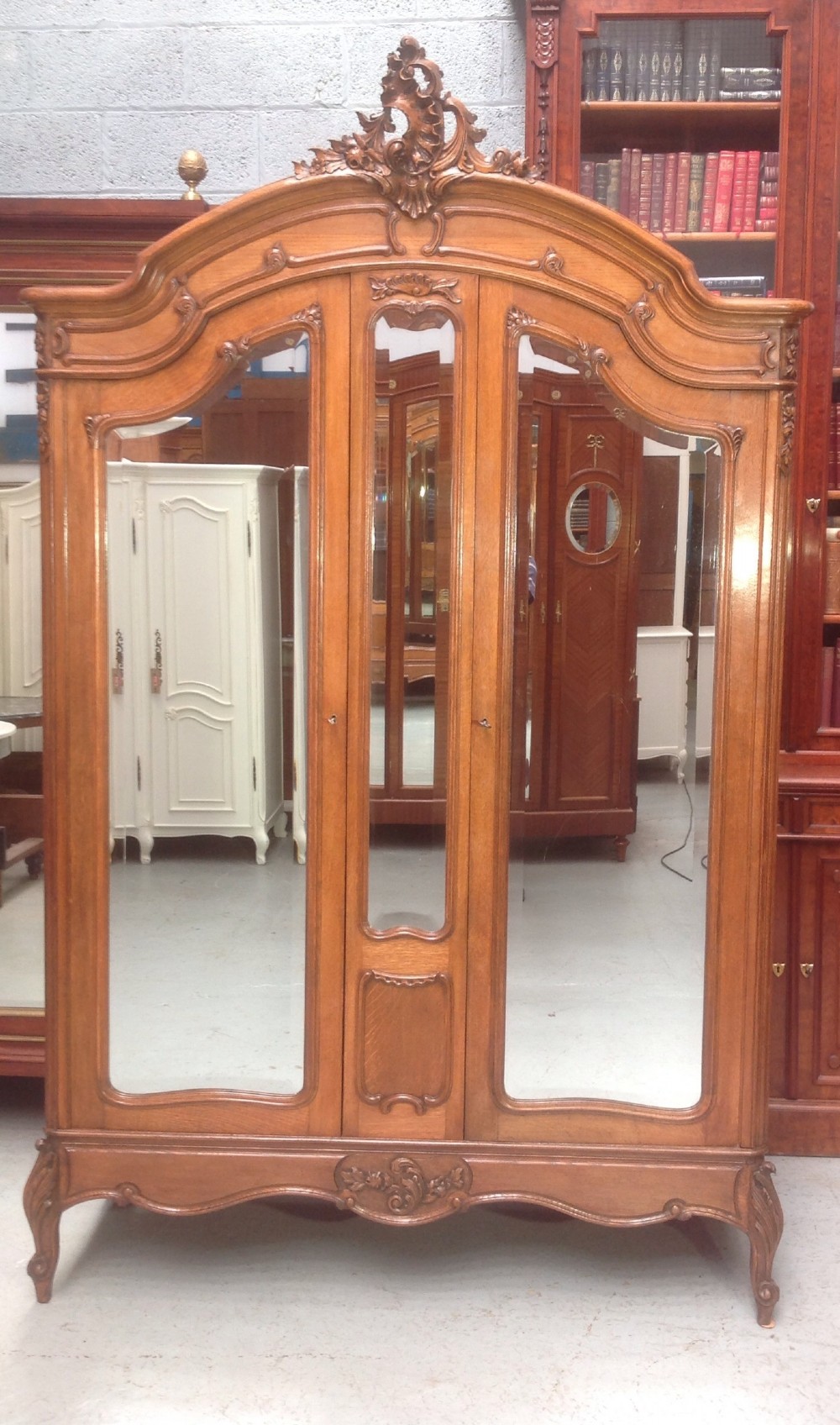 CARVED FRENCH ARMOIRE View X