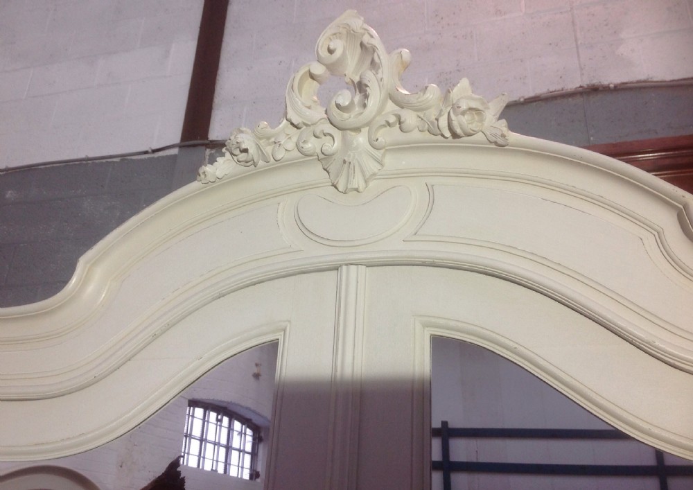 PAINTED FRENCH CARVED ARMOIRE View IV