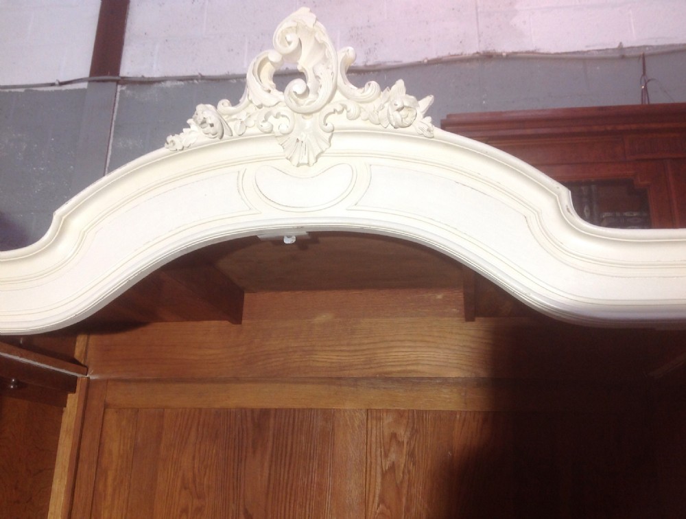 PAINTED FRENCH CARVED ARMOIRE View VIII