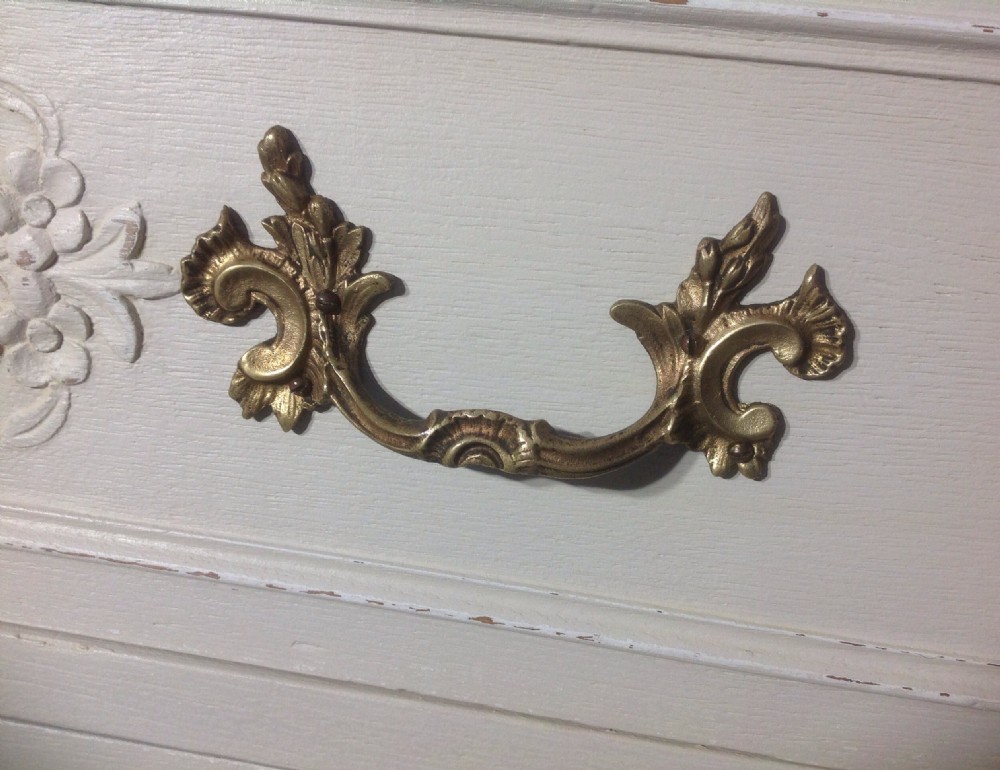 PAINTED FRENCH OAK CHEST View IV