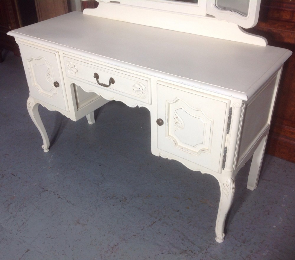 PAINTED FRENCH DRESSING TABLE View V