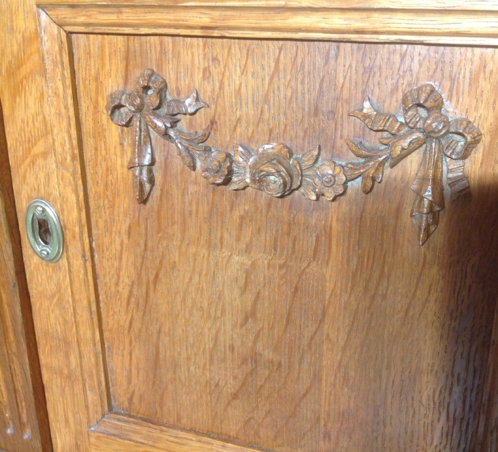 PAIR OF FRENCH OAK BEDSIDE CABINETS View III