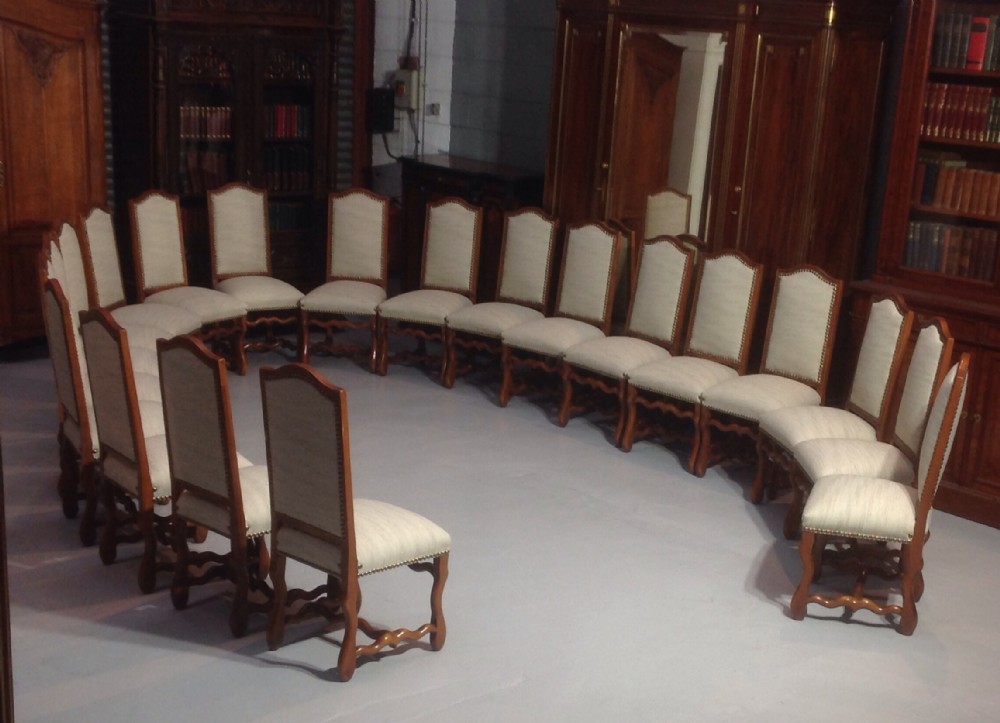 SET OF 20 FRENCH DINING CHAIRS View VII
