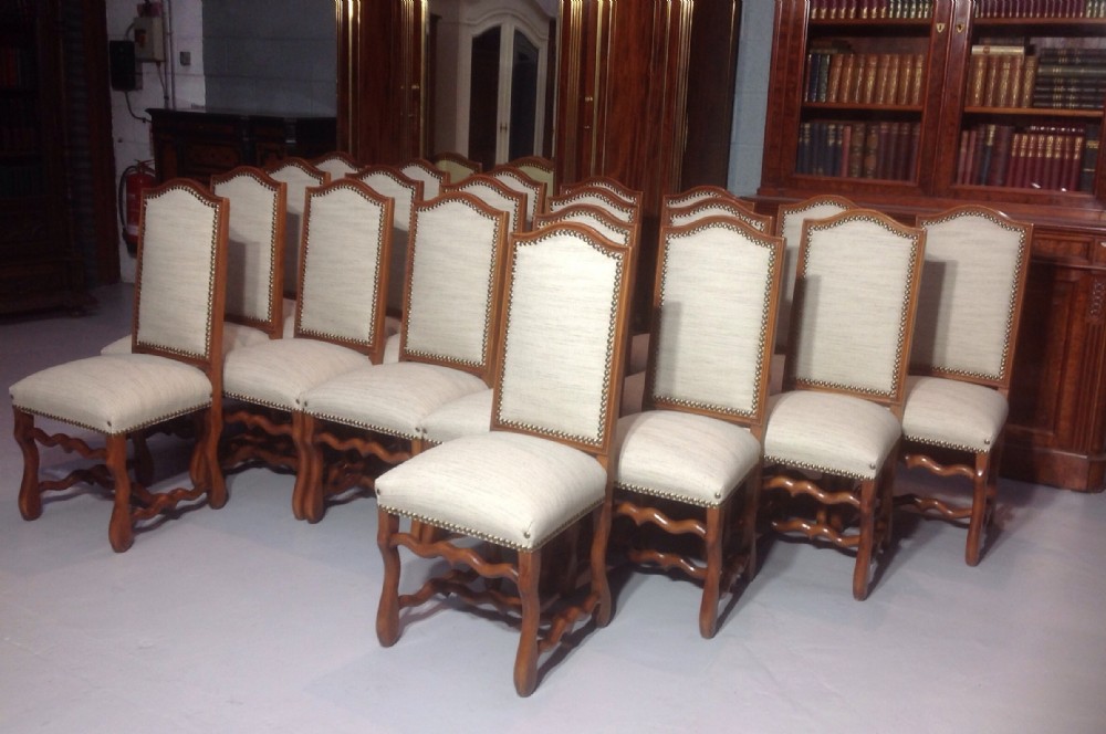 SET OF 20 FRENCH DINING CHAIRS View XI