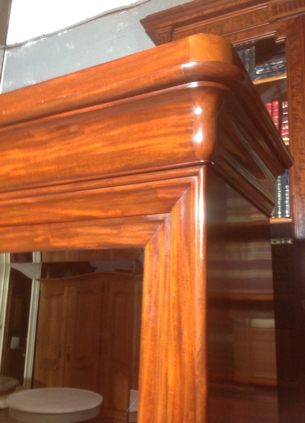 FRENCH MAHOGANY LOUIS PHILLIPPE ARMOIRE View II