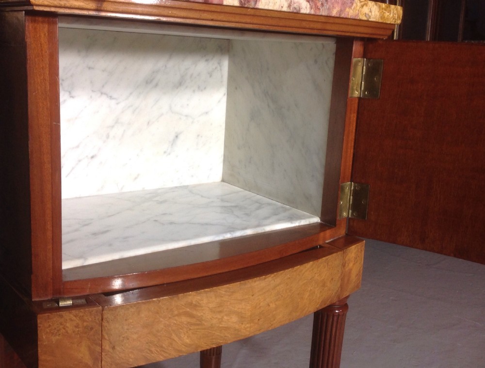PAIR OF FRENCH ART DECO BEDSIDE CABINETS View IV