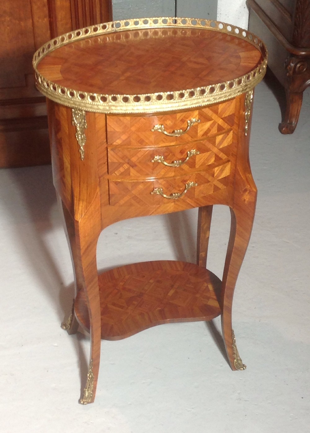 antique french parquetry cabinet - CATEGORY: ANTIQUE CABINETS - DATED 1920