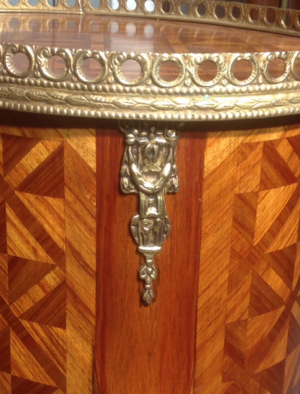 ANTIQUE FRENCH PARQUETRY CABINET View II