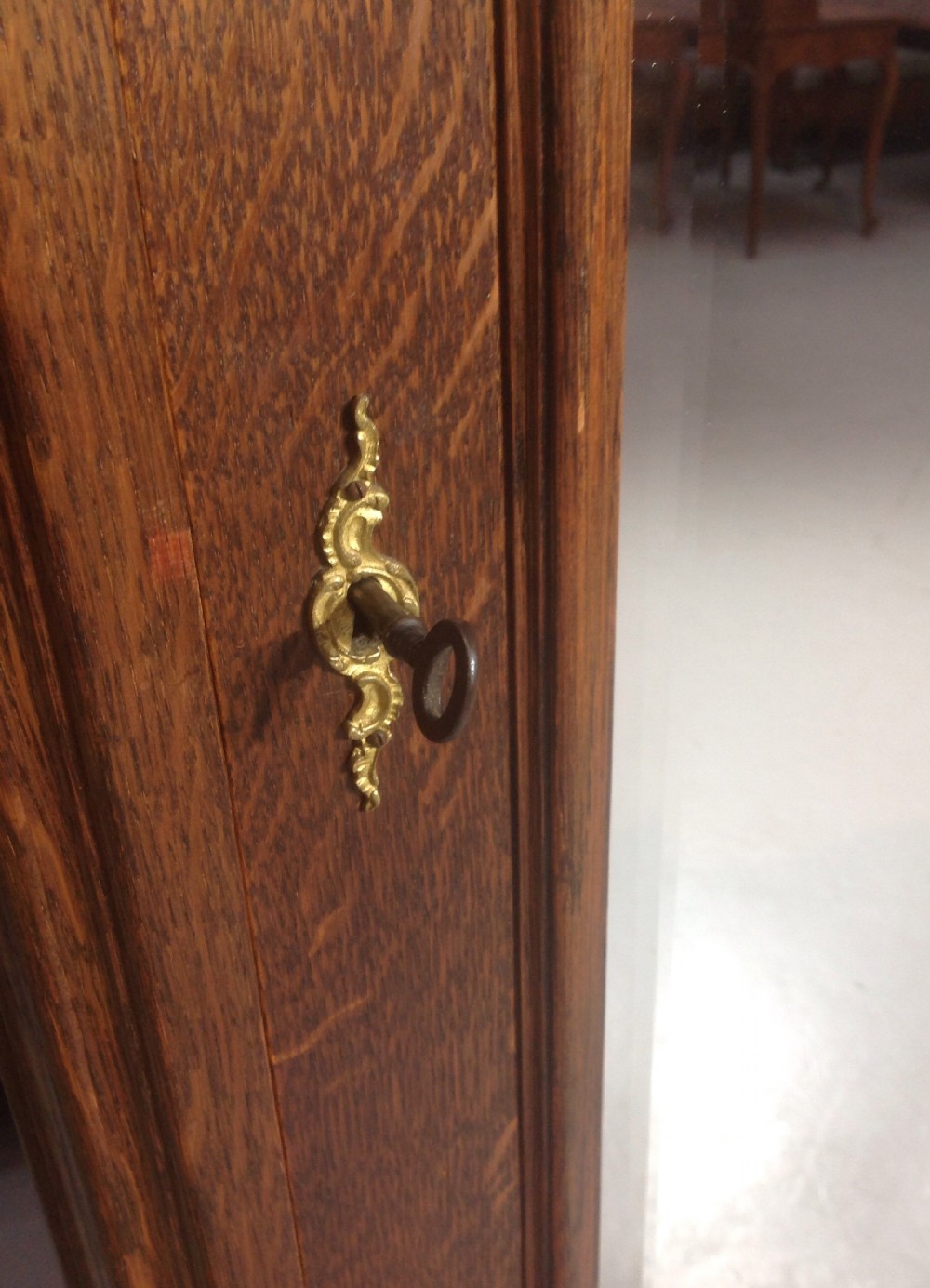 CARVED OAK FRENCH ARMOIRE View IX