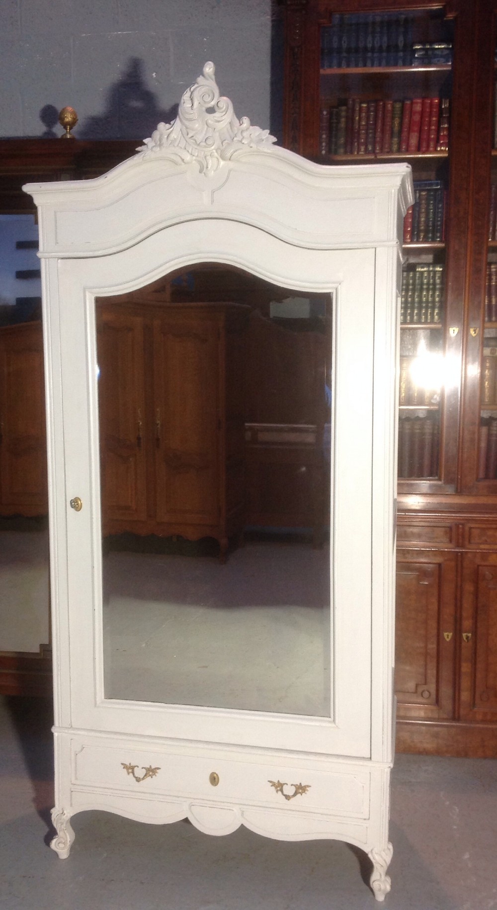 PAINTED FRENCH OAK ARMOIRE View VII