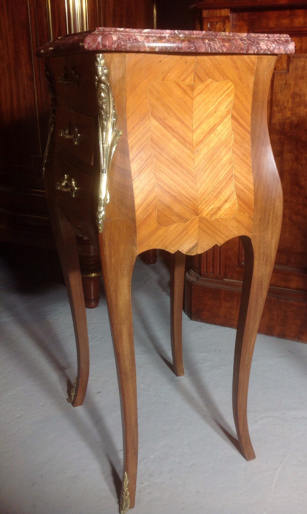 PAIR OF FRENCH MARQUETRY CABINETS View II