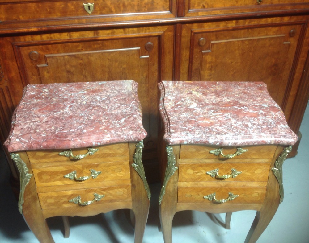 PAIR OF FRENCH MARQUETRY CABINETS View V