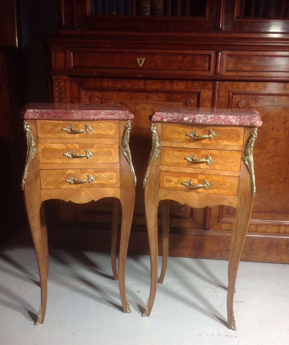 PAIR OF FRENCH MARQUETRY CABINETS View IX