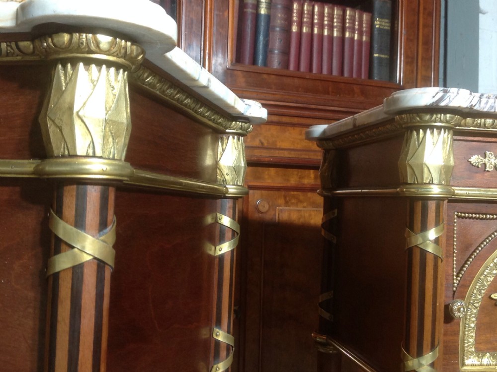 STUNNING PAIR OF FRENCH BEDSIDE CABINETS View VI