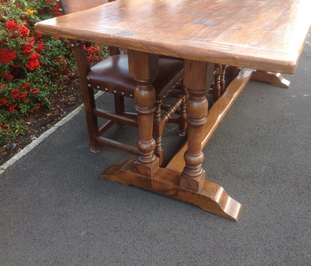 SOLID OAK FRENCH DINING TABLE View IV