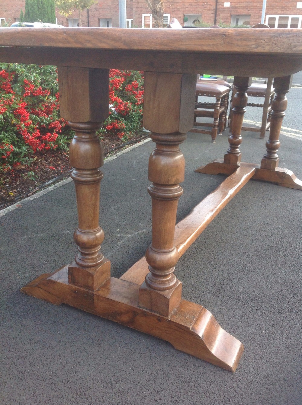 SOLID OAK FRENCH DINING TABLE View VIII
