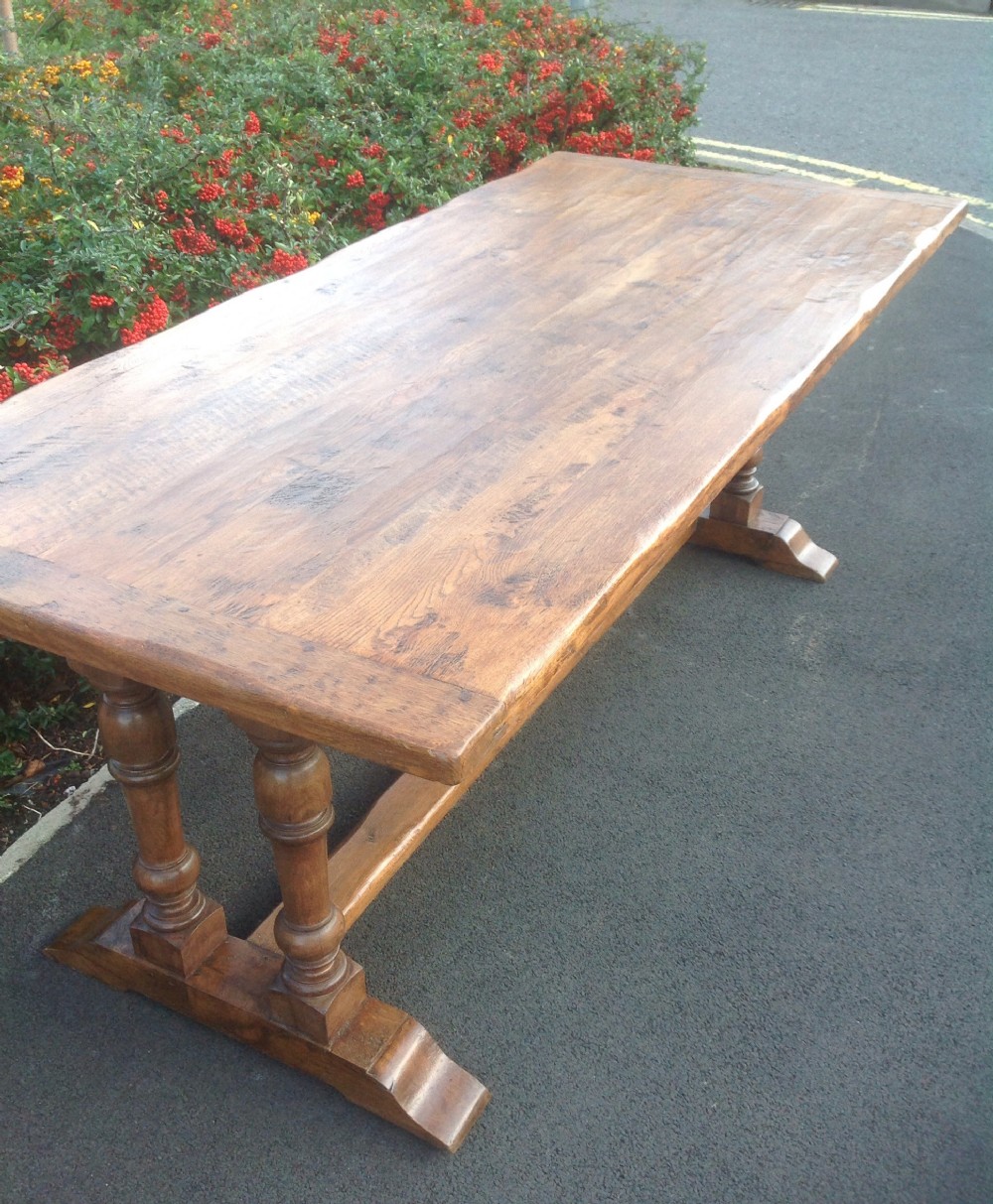 SOLID OAK FRENCH DINING TABLE View IX