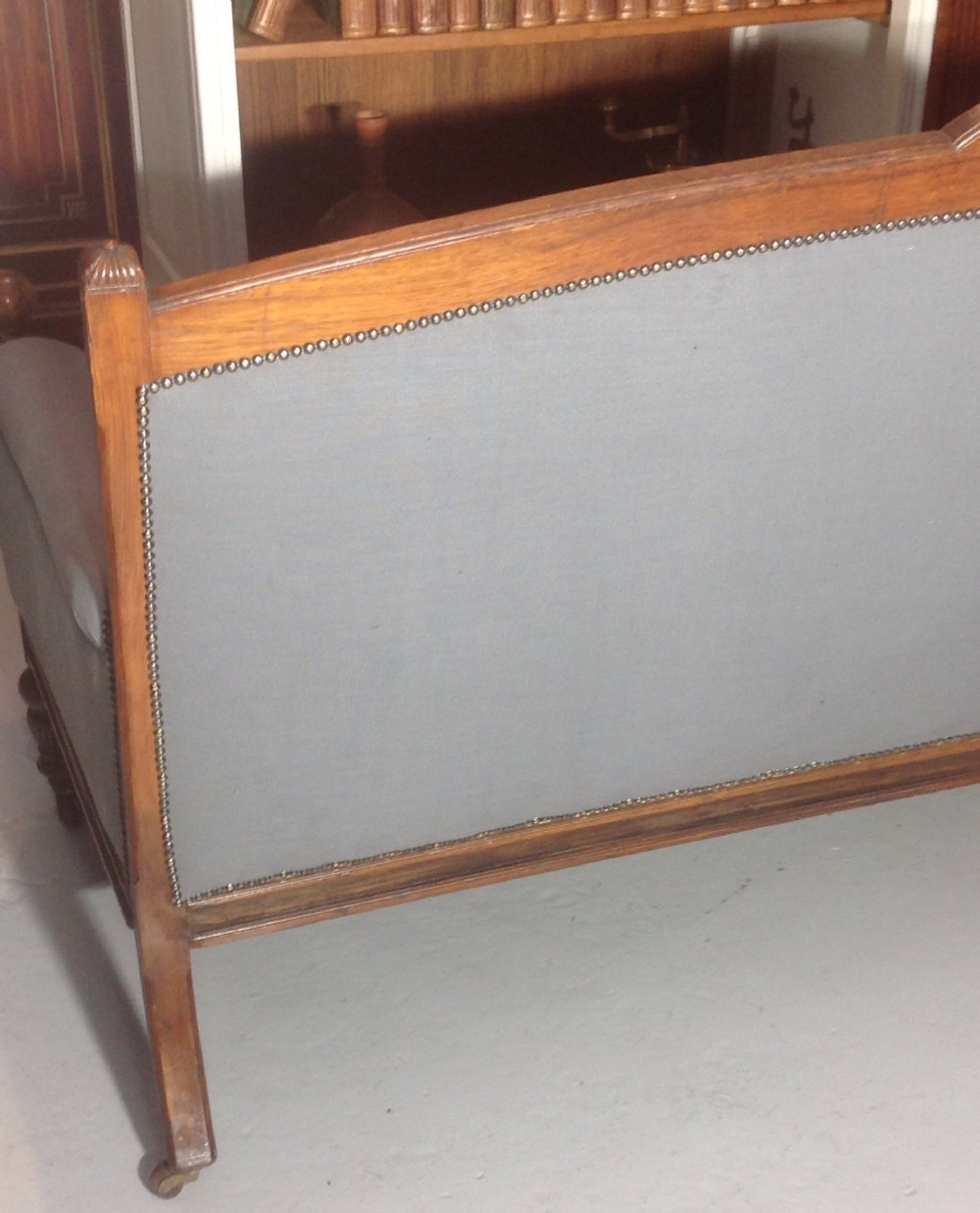 EDWARDIAN OAK SOFA View VII