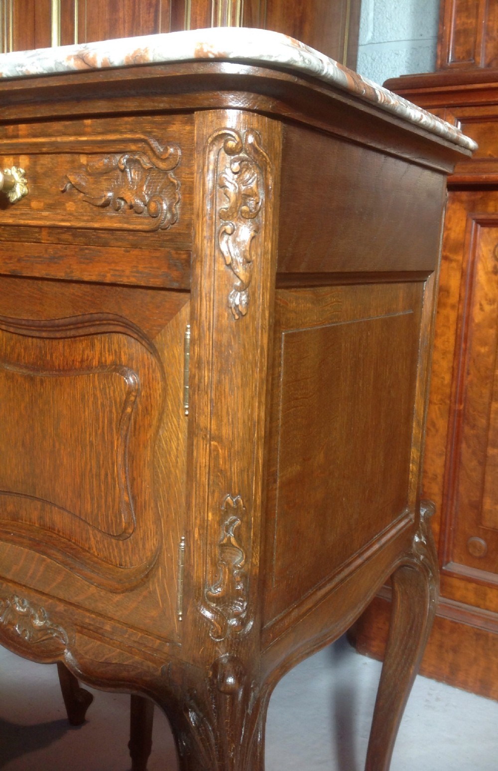 PAIR OF FRENCH OAK CABINETS View IV