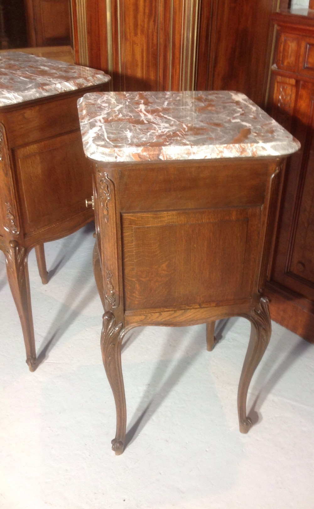 PAIR OF FRENCH OAK CABINETS View V