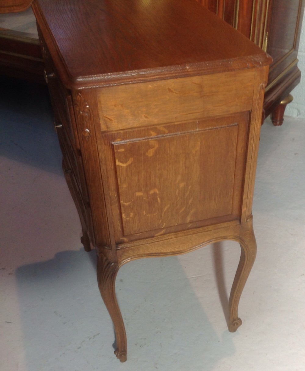 CARVED OAK FRENCH CHEST View V