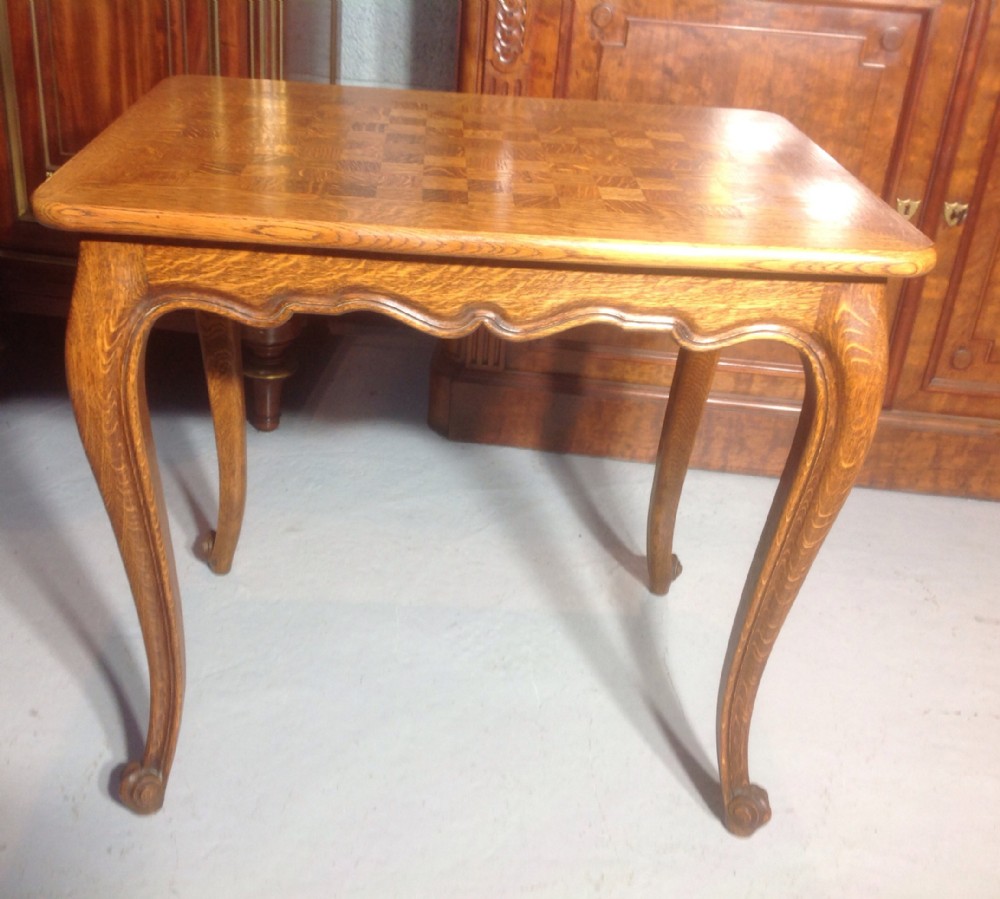 FRENCH OAK OCCASIONAL TABLE View III