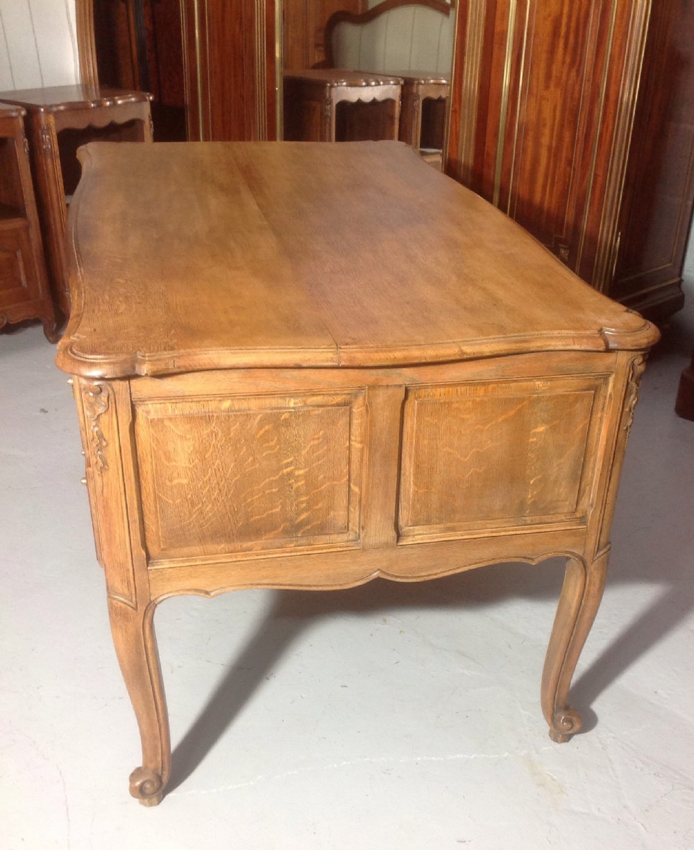 CARVED OAK FRENCH DESK View VI
