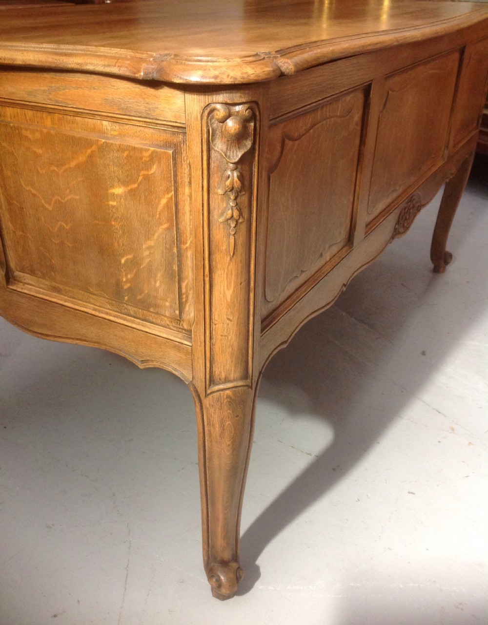 CARVED OAK FRENCH DESK View VIII