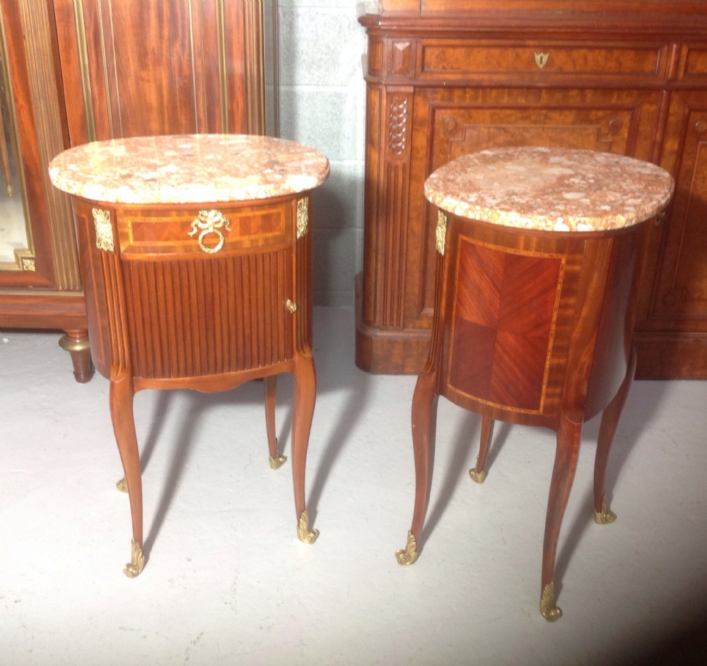 PAIR OF FRENCH BED SIDE CABINETS View VII