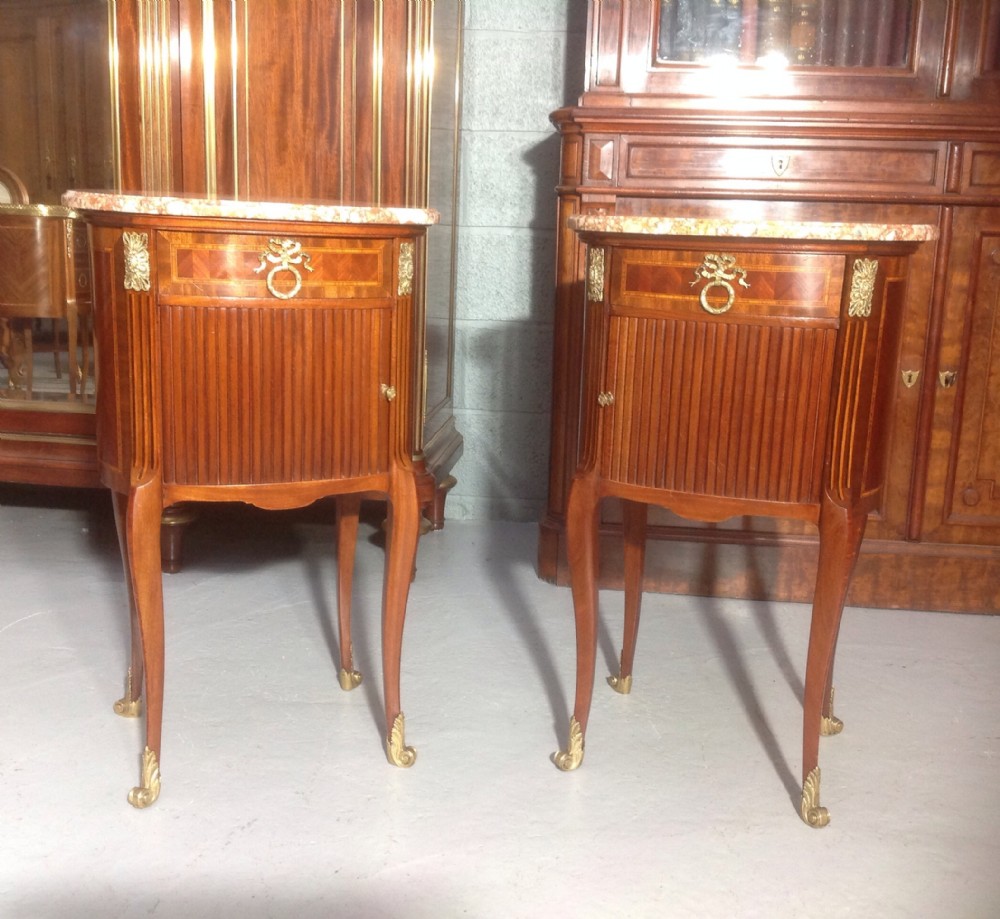 PAIR OF FRENCH BED SIDE CABINETS View XI