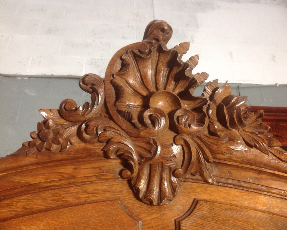 CARVED OAK FRENCH ARMOIRE View II